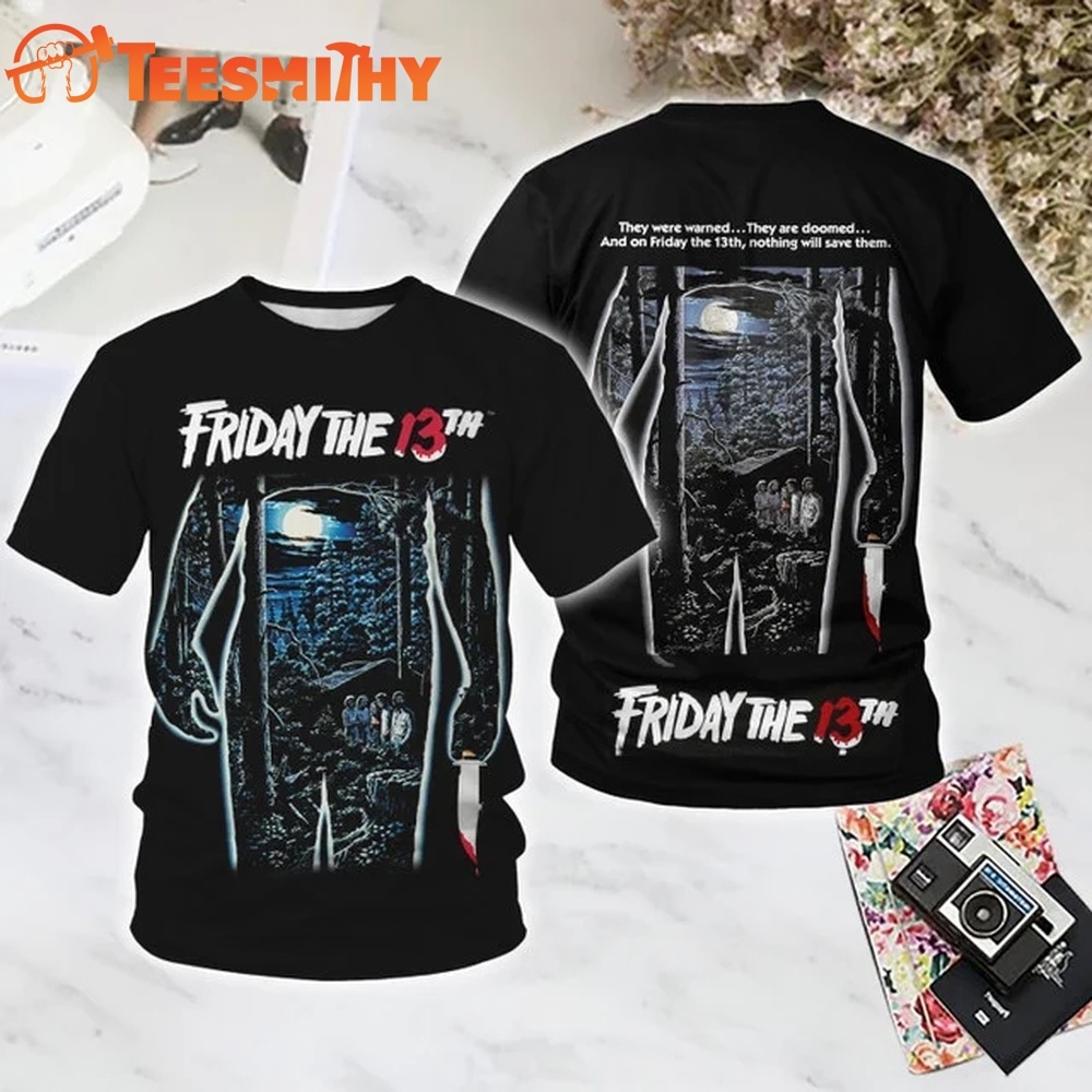 Friday the 13th NOTHING WILL SAVE THEM Halloween All Over Print T Shirt