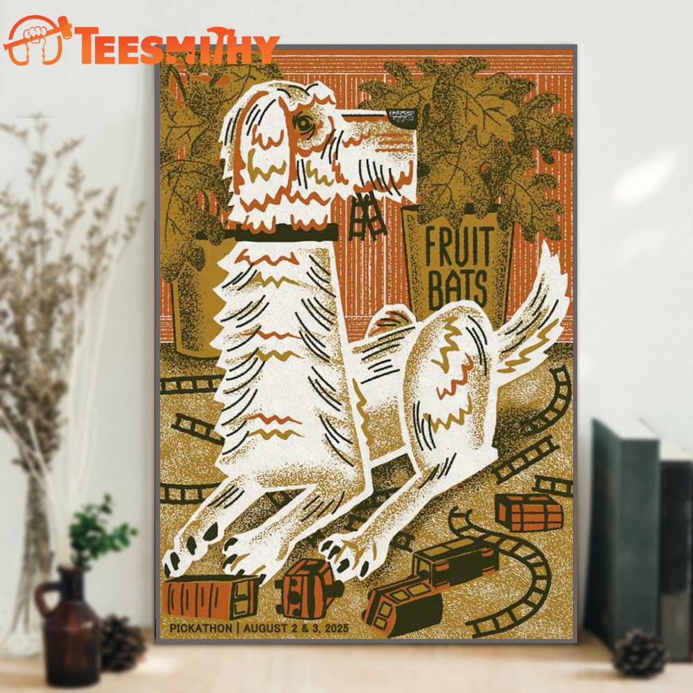 Fruit Bats In Happy Valley OR On Aug 2-3 2025 Poster Canvas Art