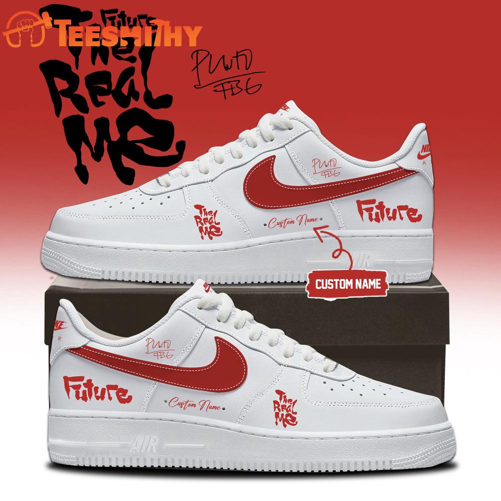 Future THE REAL ME Album Limited Edition Signature White Air Force 1 Shoes Sneaker