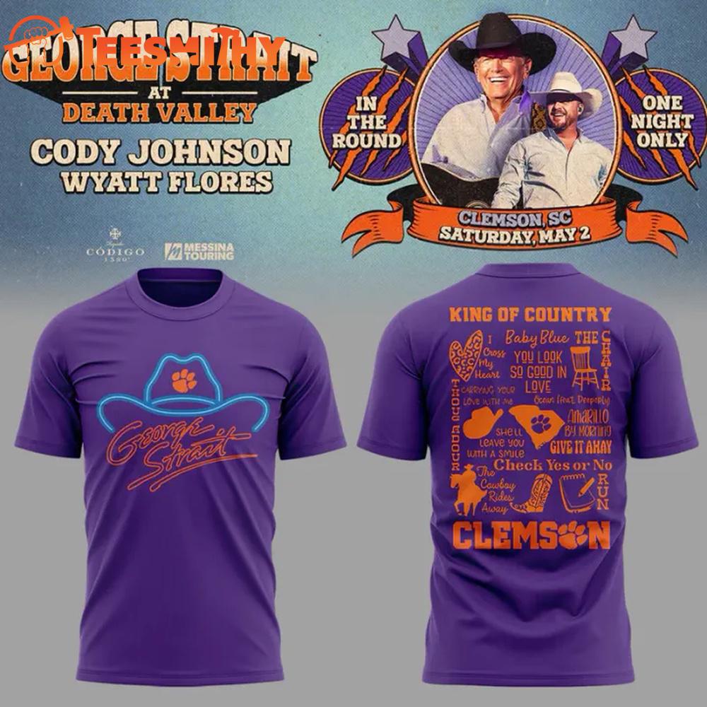 George Strait 2026 One-Night Only Concert at Clemson Memorial Stadium T Shirt