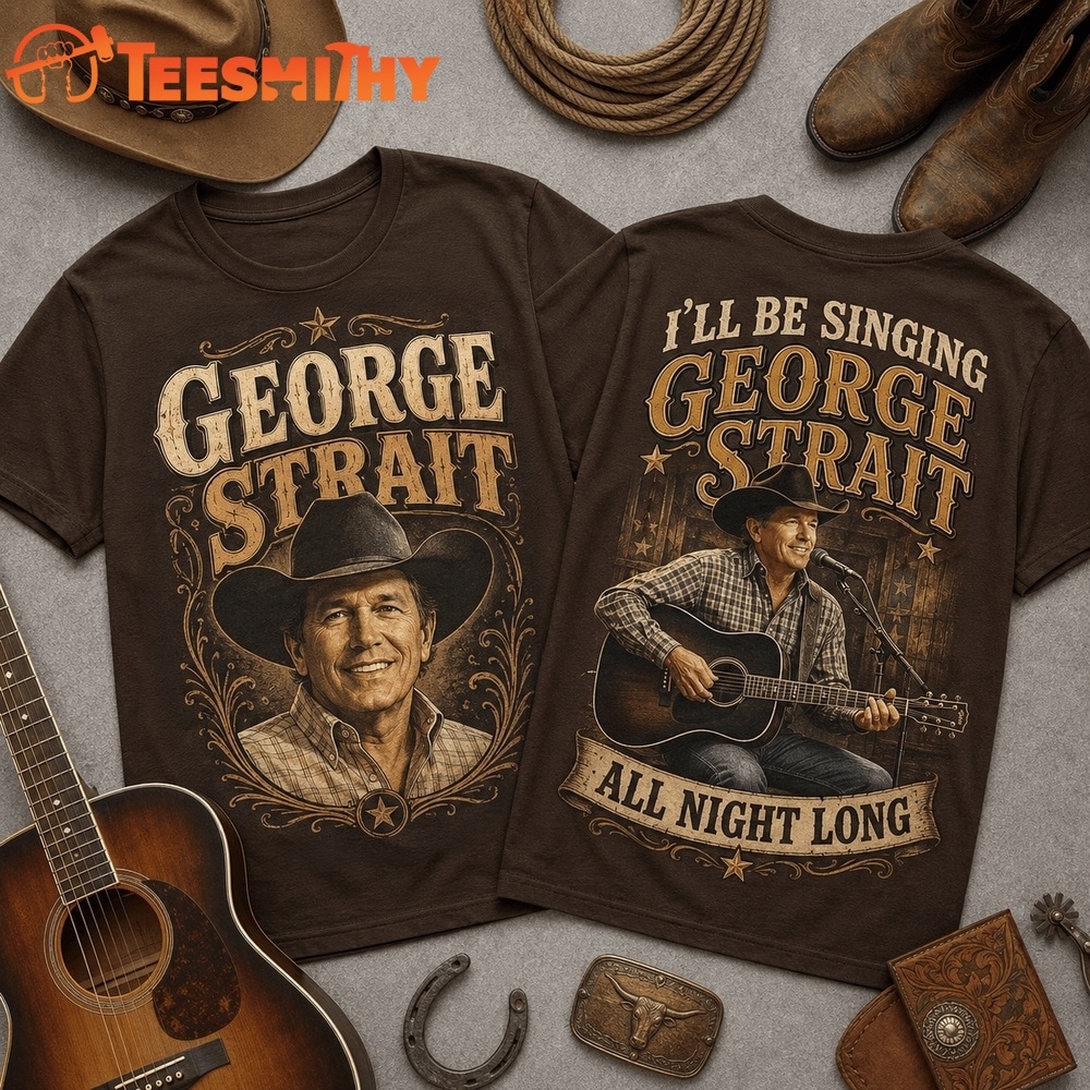 George Strait All Night Long 3D Graphic Shirt