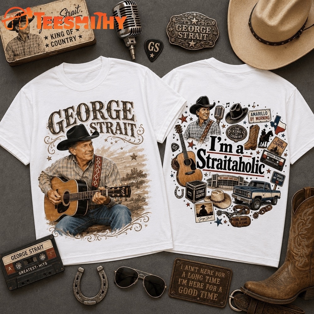 George Strait Country Legend Retro 3D Shirt