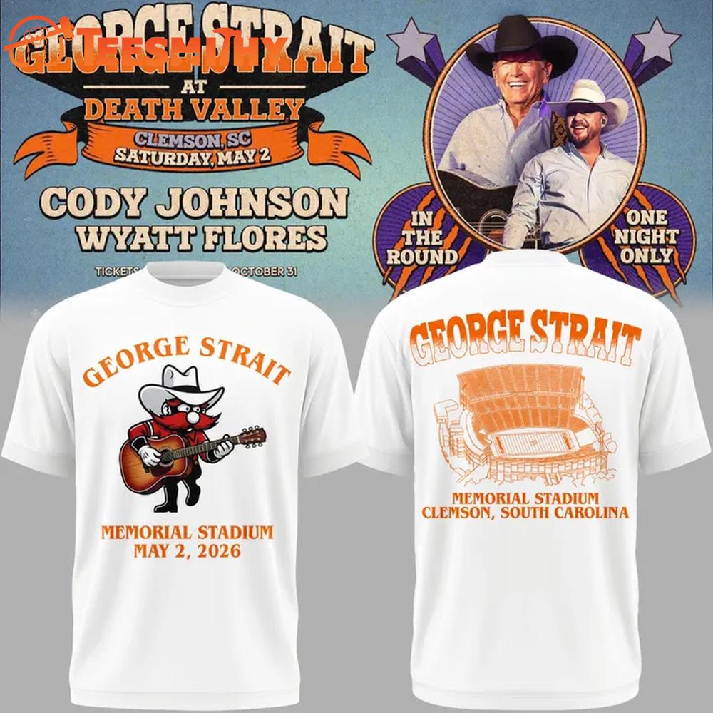 George Strait tour Memorial Stadium 2026 New Design T Shirt