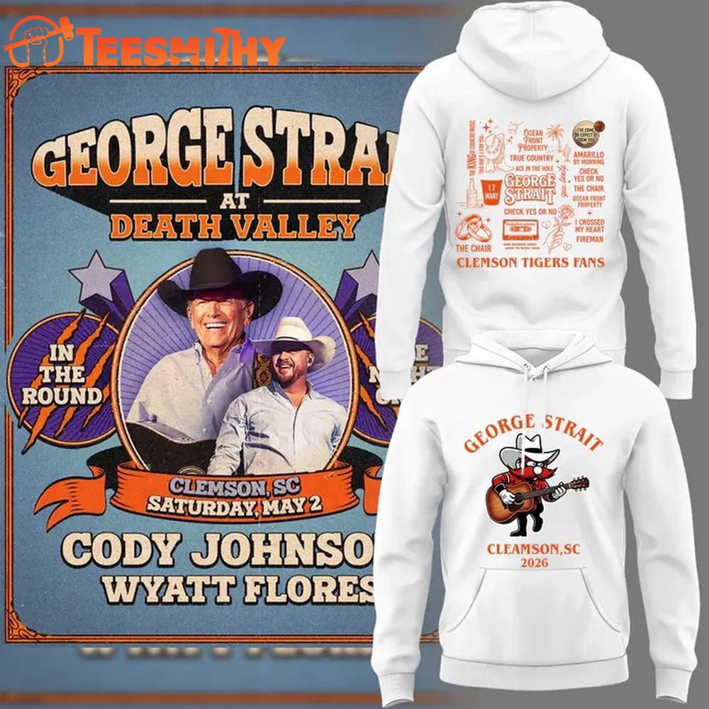 George Strait x Memorial Stadium Death Valley Hoodie Shirt