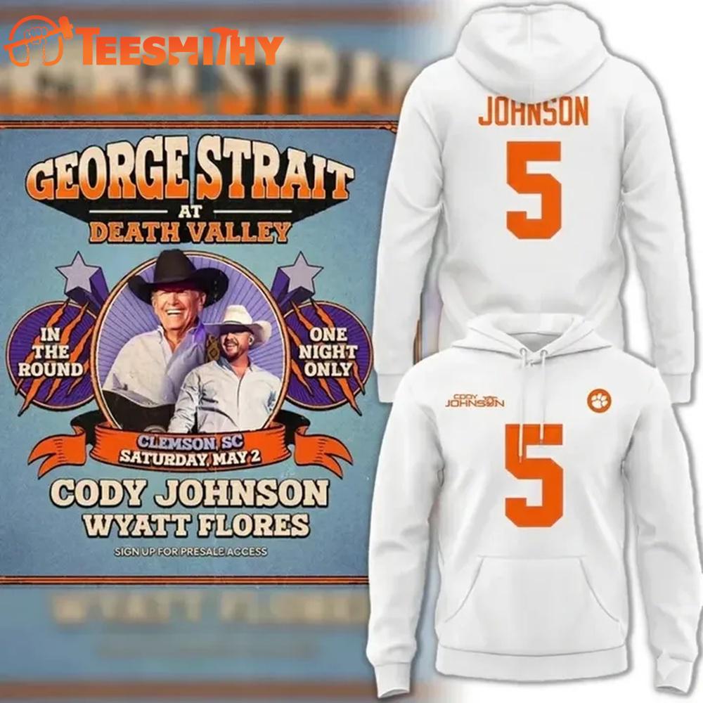 George Strait x Memorial Stadium x CLemson Tigers Football Death Valley Hoodie
