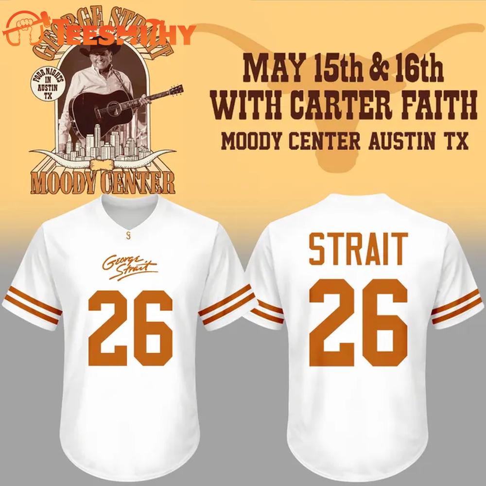 George Strait x Texas Longhorns 2026 Tour Football Jersey