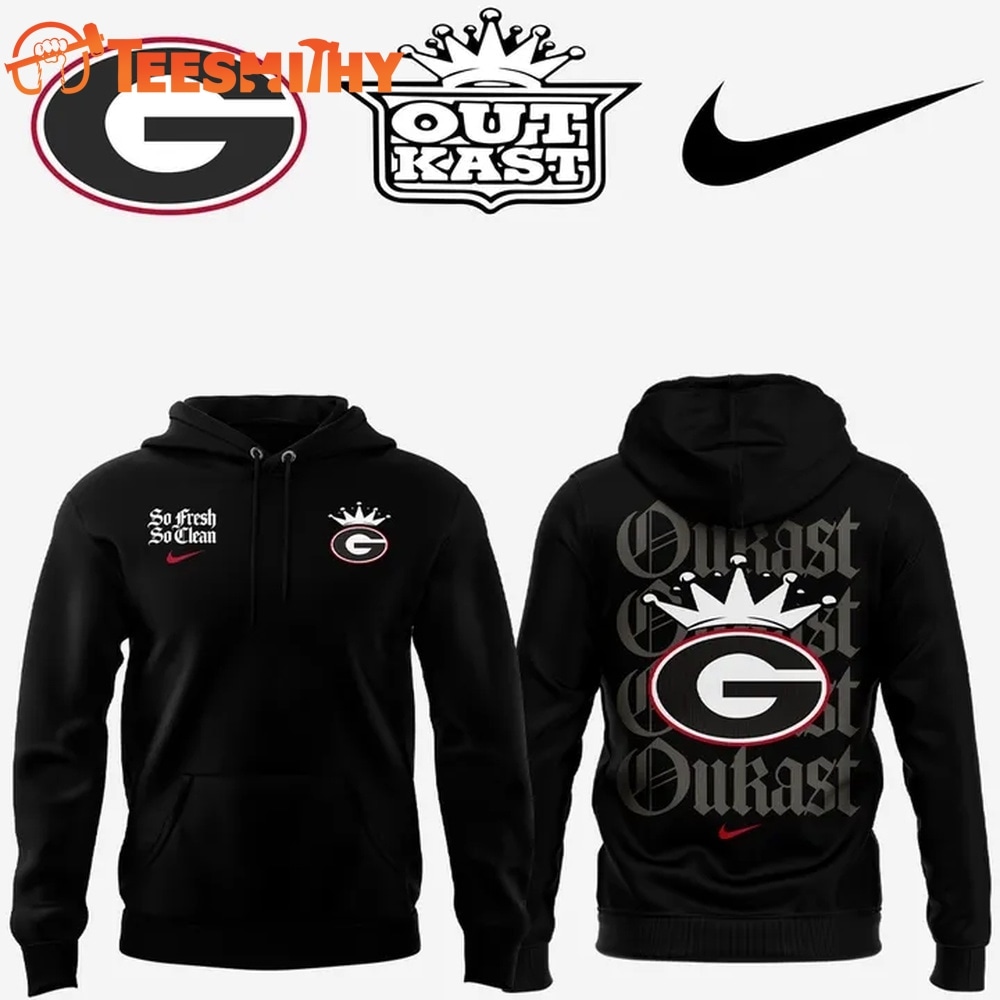 Georgia Bulldogs x Outkast Black Exclusive Edition 2026 Black Hoodie