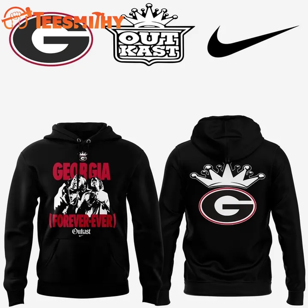 Georgia Bulldogs x Outkast Black Exclusive Edition 2026 Graphic Hoodie