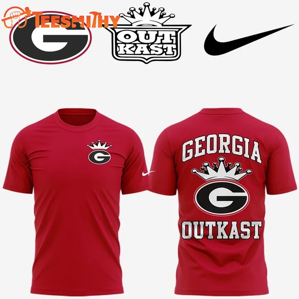 Georgia Bulldogs x Outkast Black Exclusive Edition 2026 Red T Shirt