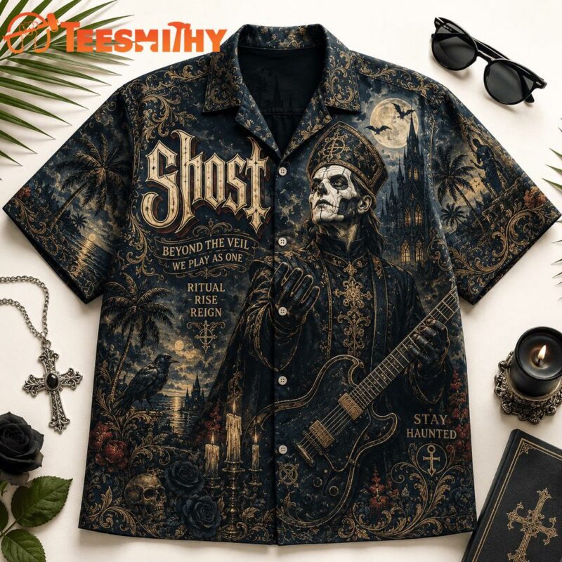 Ghost Band Music Graphic 2026 Summer Hawaiian Shirt