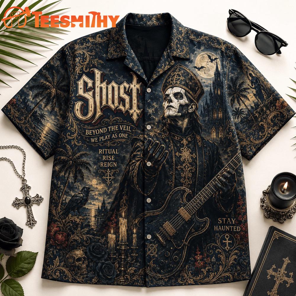 Ghost Band Music Graphic 2026 Summer Hawaiian Shirt