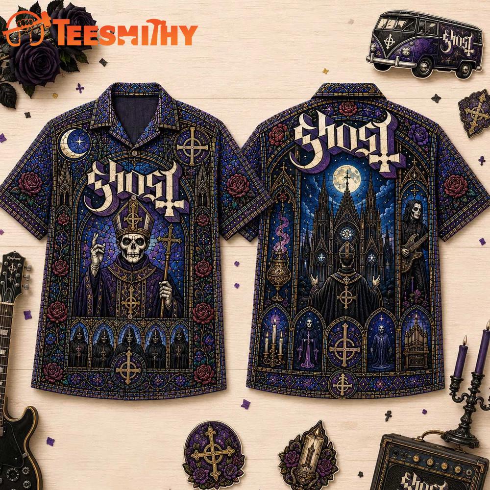 Ghost Band Vintage Music Summer Hawaiian Shirt