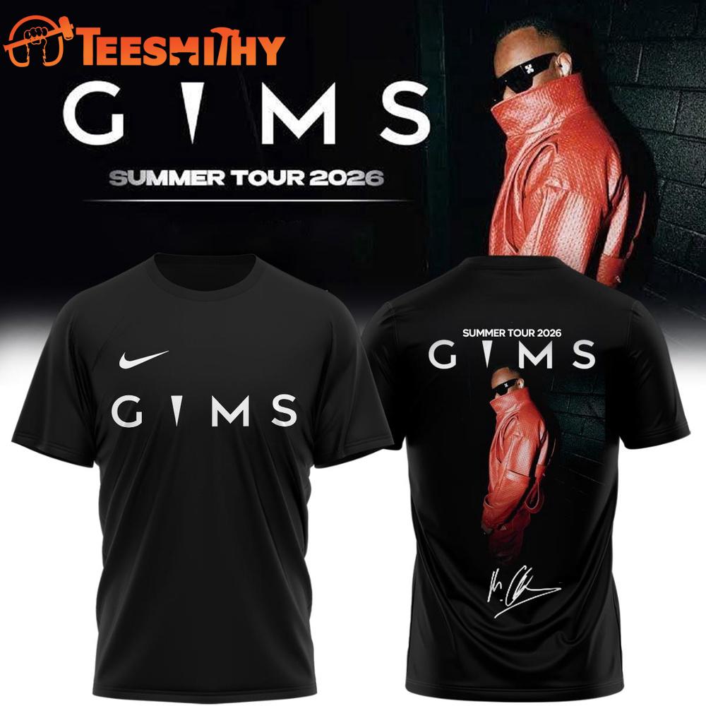 GIMS Summer Tour 2026 Limited Edition Signature New Design T Shirt