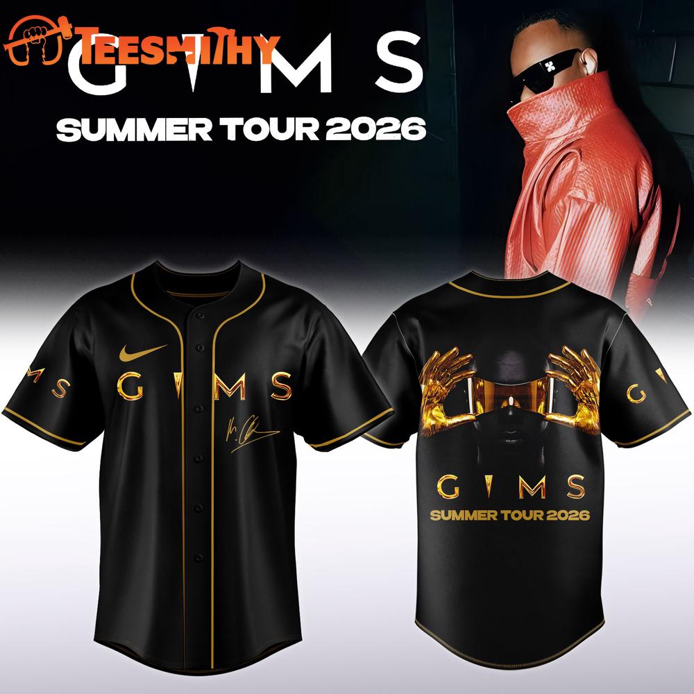 GIMS Summer Tour 2026 Signature New Design Baseball Jersey