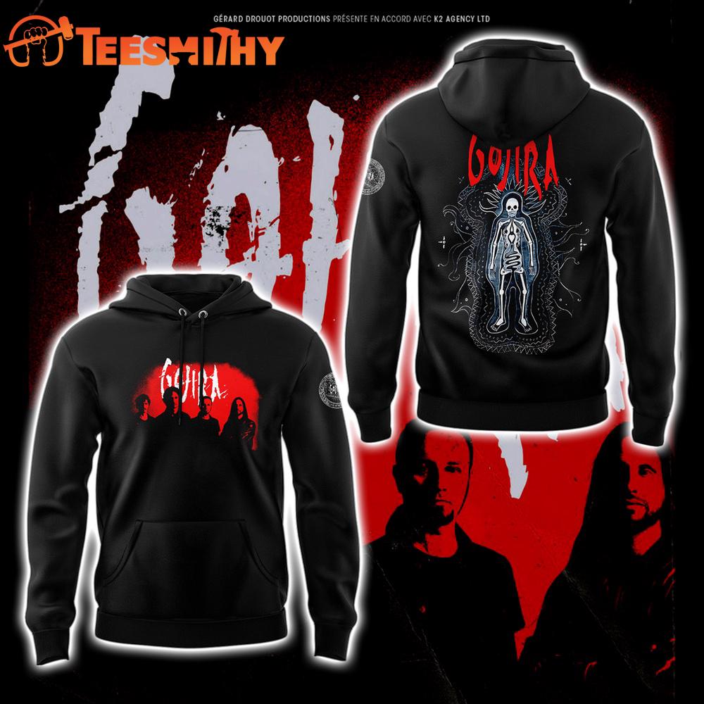 Gojira Music Tour 2025 Limited Edition Black Hoodie