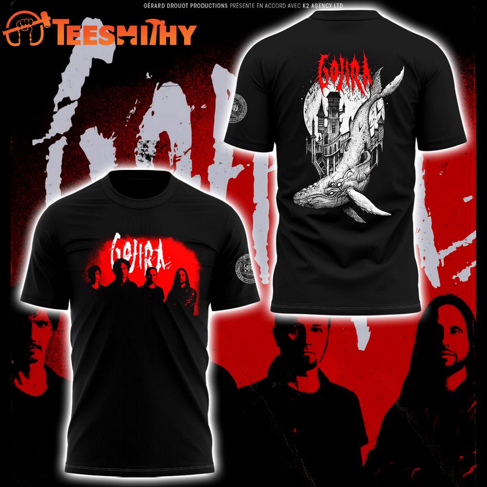 Gojira Music Tour 2025 Limited Edition Black Shirt