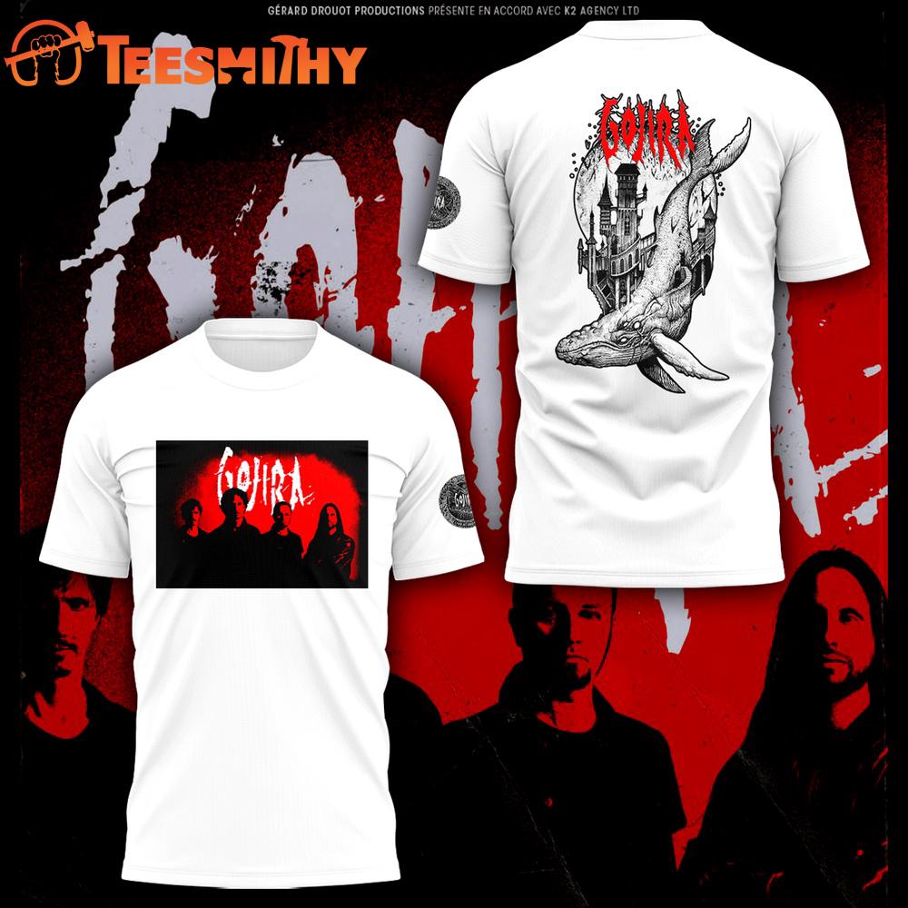 Gojira Music Tour 2025 Limited Edition White T Shirt
