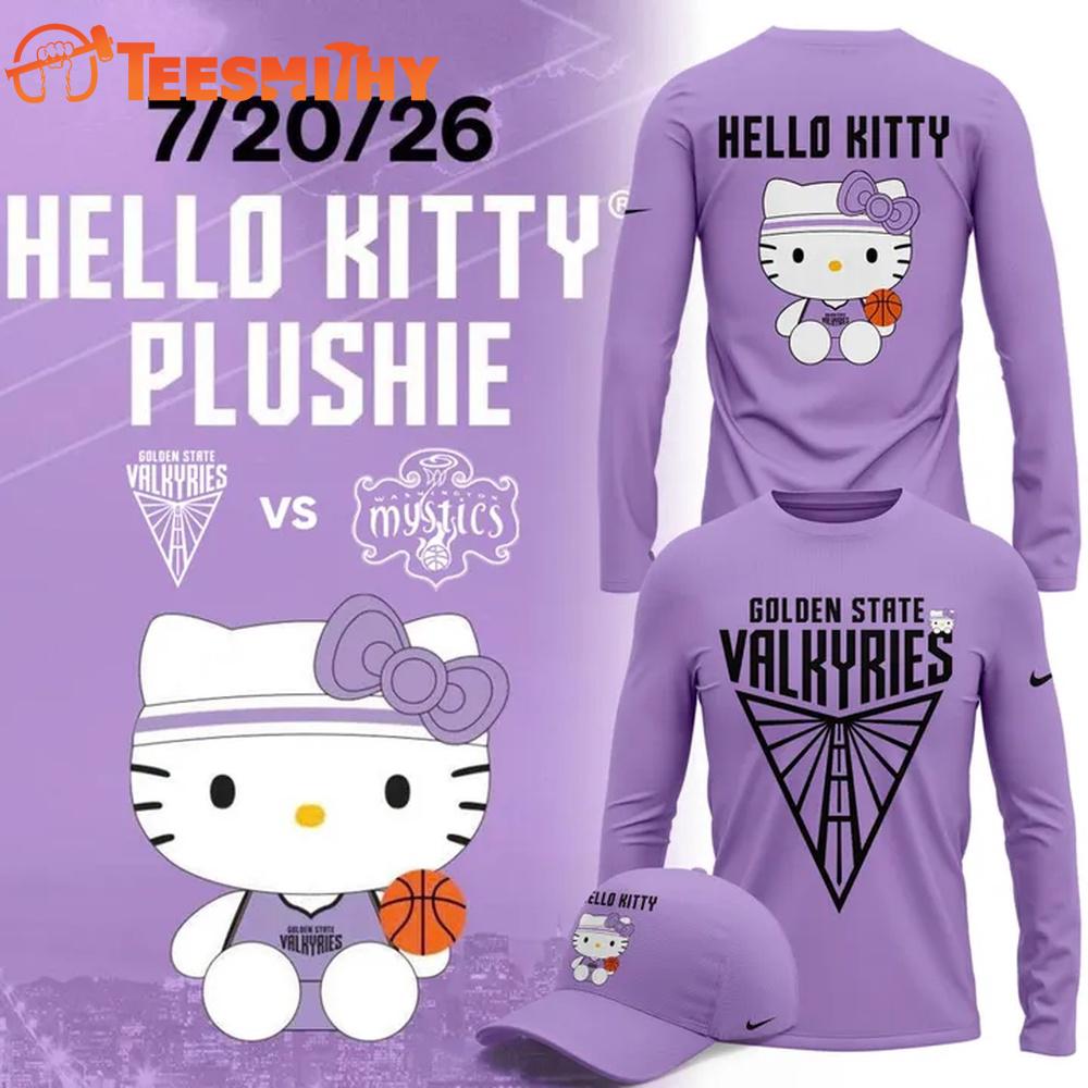 Golden State Valkyries x Hello Kitty 2026 Limited Edition Long Sleeve Shirt