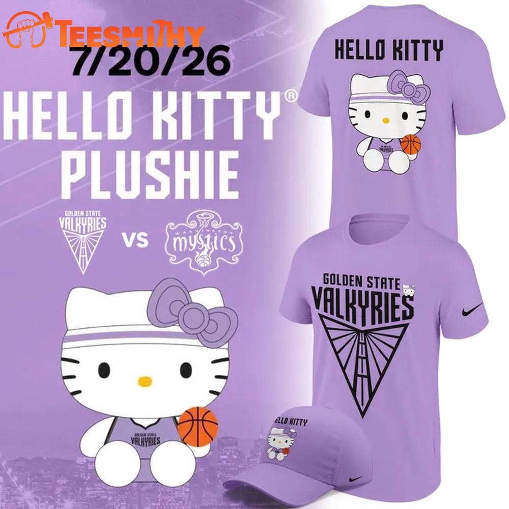 Golden State Valkyries x Hello Kitty 2026 Limited Edition T-Shirt