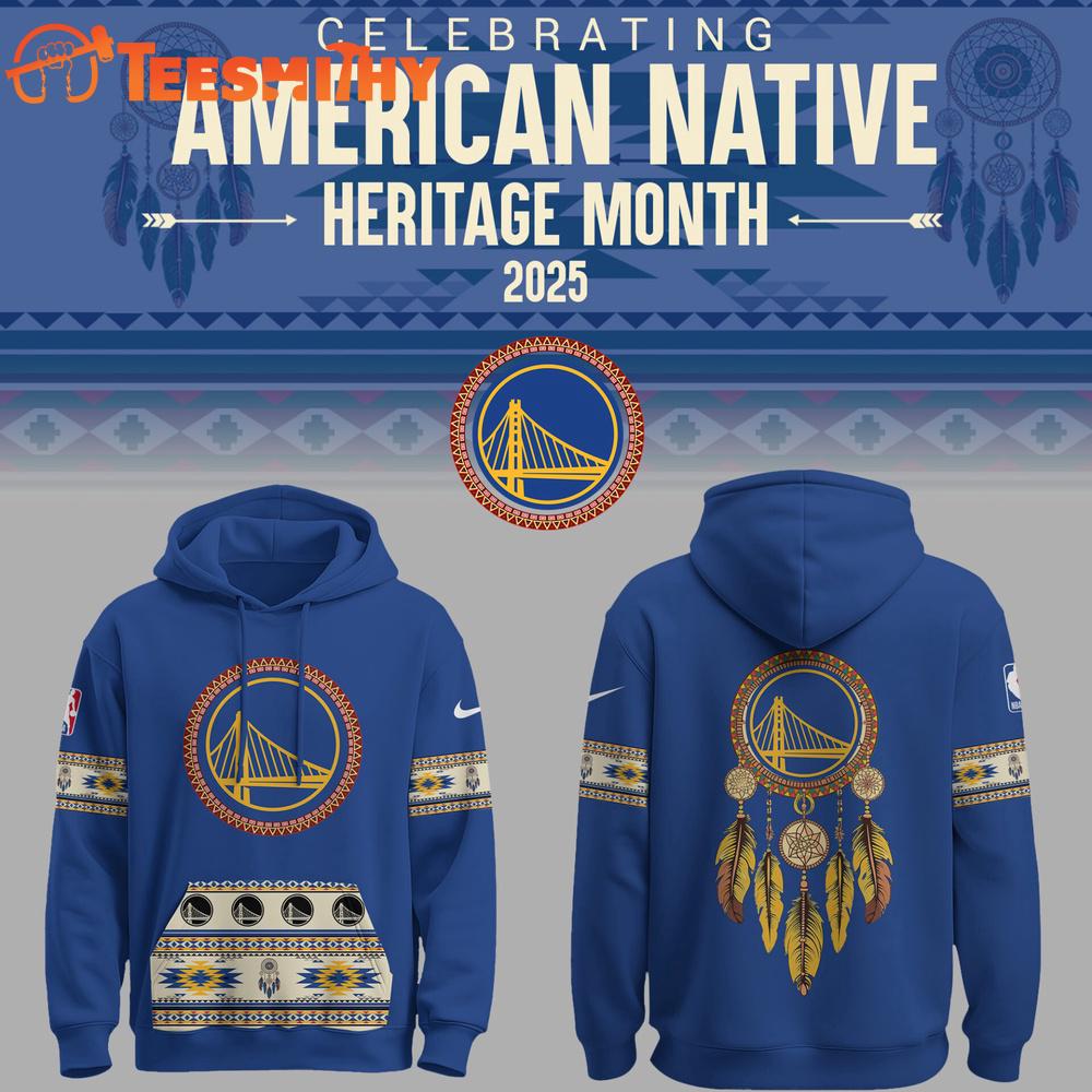 Golden State Warriors 2026 American Native Heritage New Hoodie