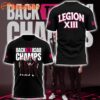 Golf Legion Back-To-Back Champions 2025 Limited Edition Black 3D Shirt