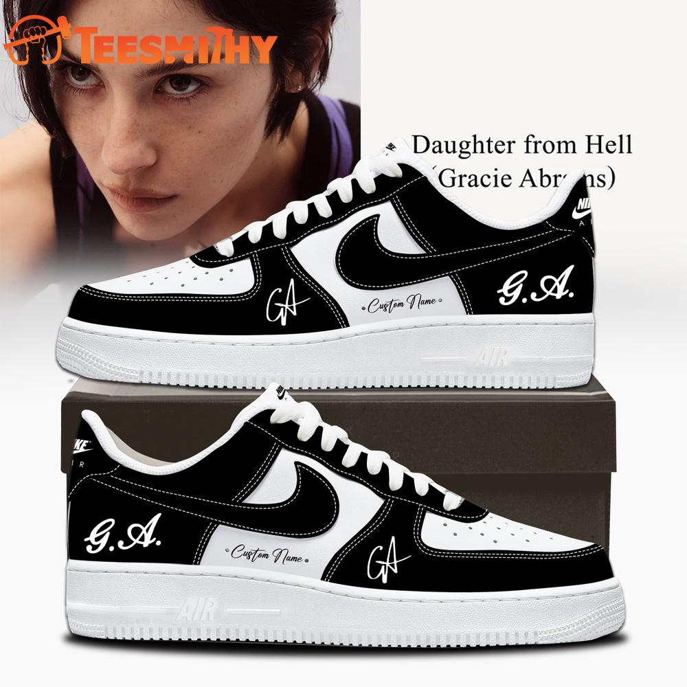 Gracie Abrams Daughter from Hell Signed Black Air Force 1 Shoes