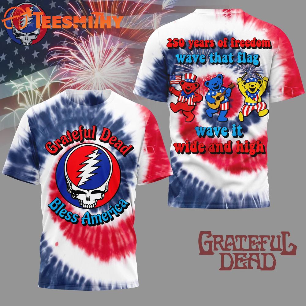 Grateful Dead 250th 1776-2026 Happy Birthday American T Shirt