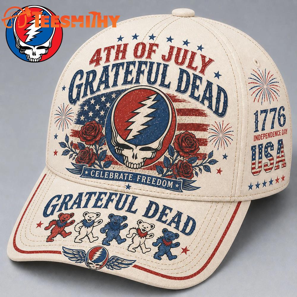 Grateful Dead 4th of July American Legend Baseball Cap