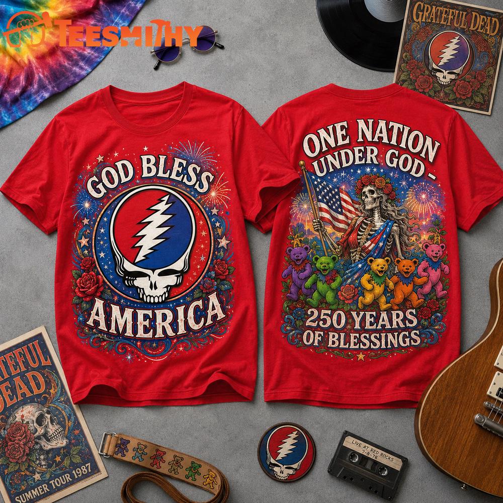 Grateful Dead God Bless America 3D Shirt