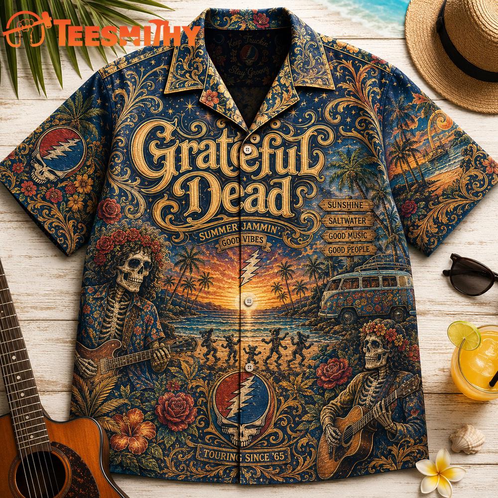 Grateful Dead Music Graphic 2026 Summer Hawaiian Shirt