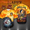 Jersey Shore BlueClaws x Grateful Dead Night Baseball Jersey