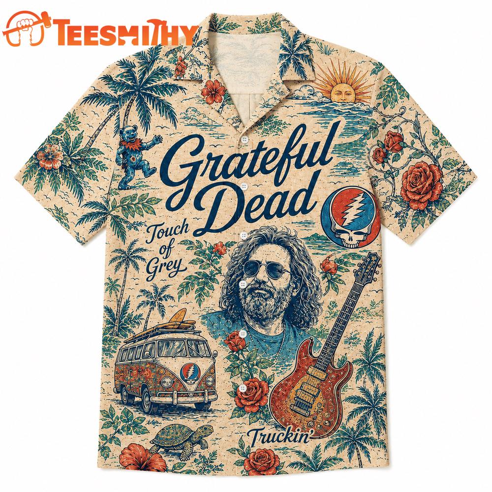 Grateful Dead Tropical Summer Vibes Hawaiian Shirt