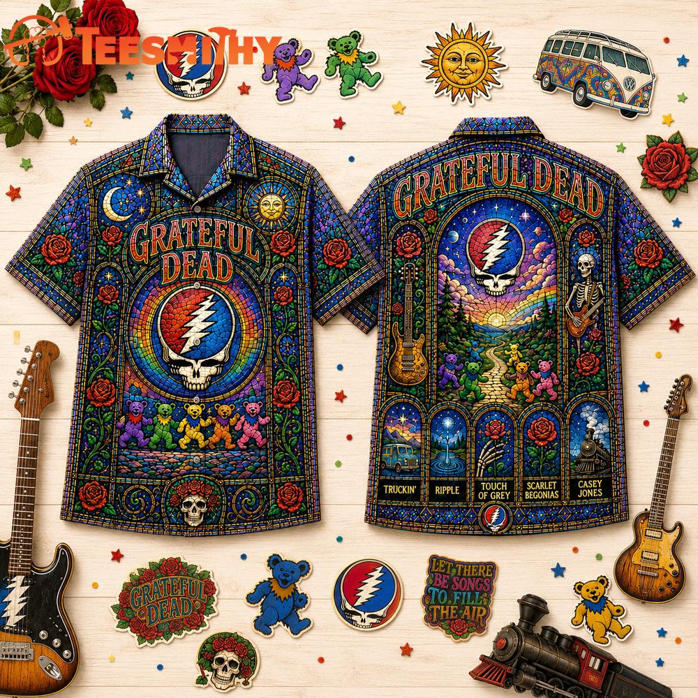 Grateful Dead Vintage Music Summer Hawaiian Shirt