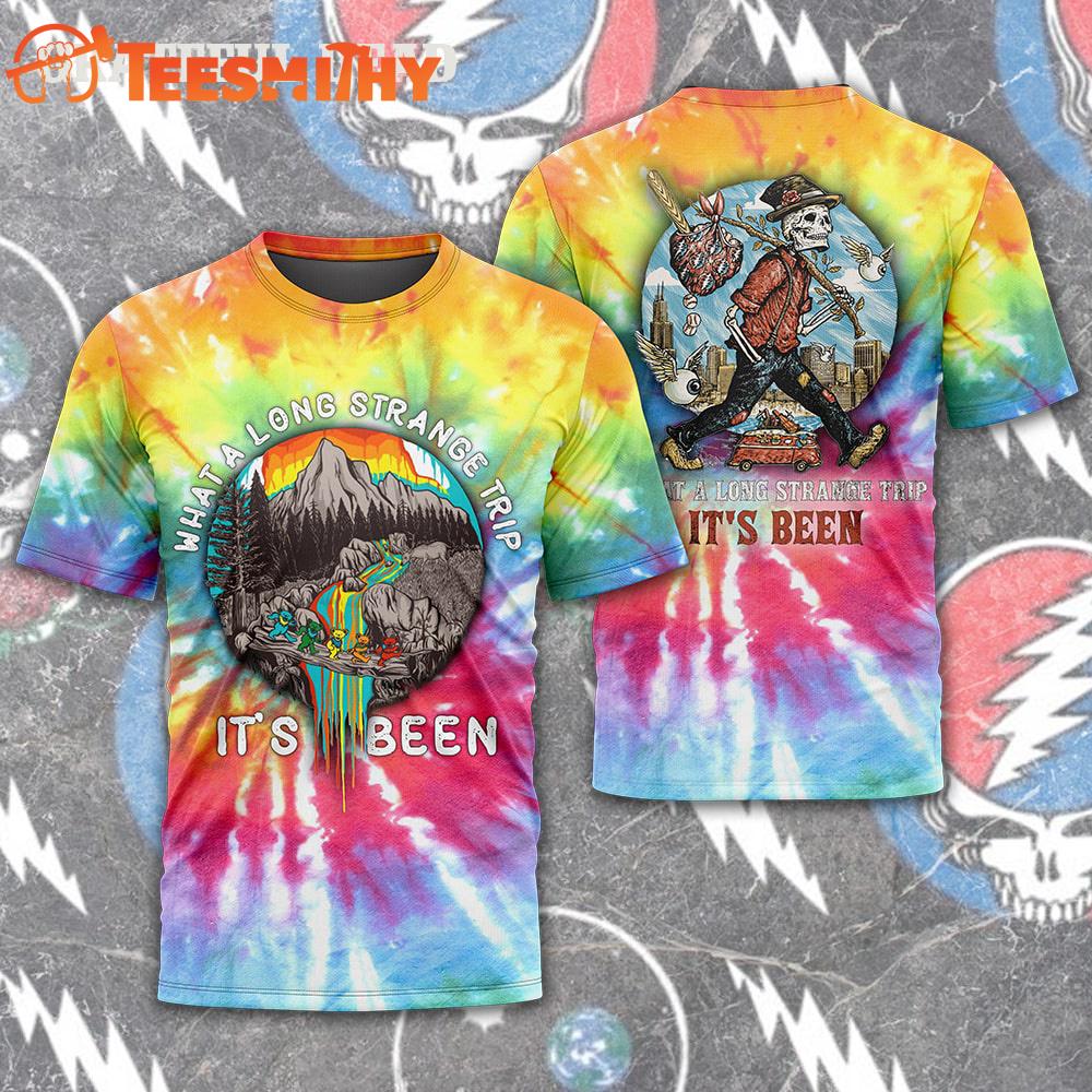 Grateful Dead What A Long Strage Trip It’s Been 3D Shirt