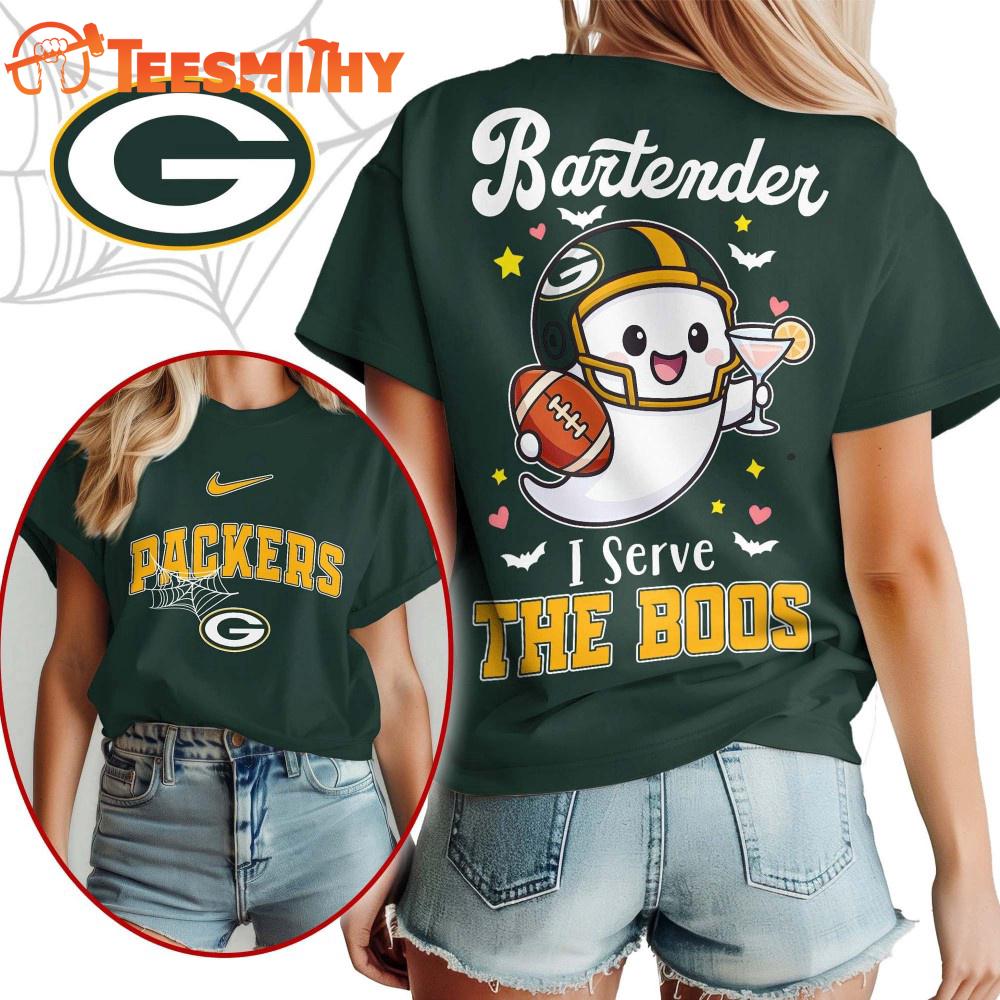Green Bay Packers 2025 NFL Bartender Halloween Fan All Over Print Shirt Green Bay Packers 2025 NFL Bartender Halloween Fan All Over Print Shirt