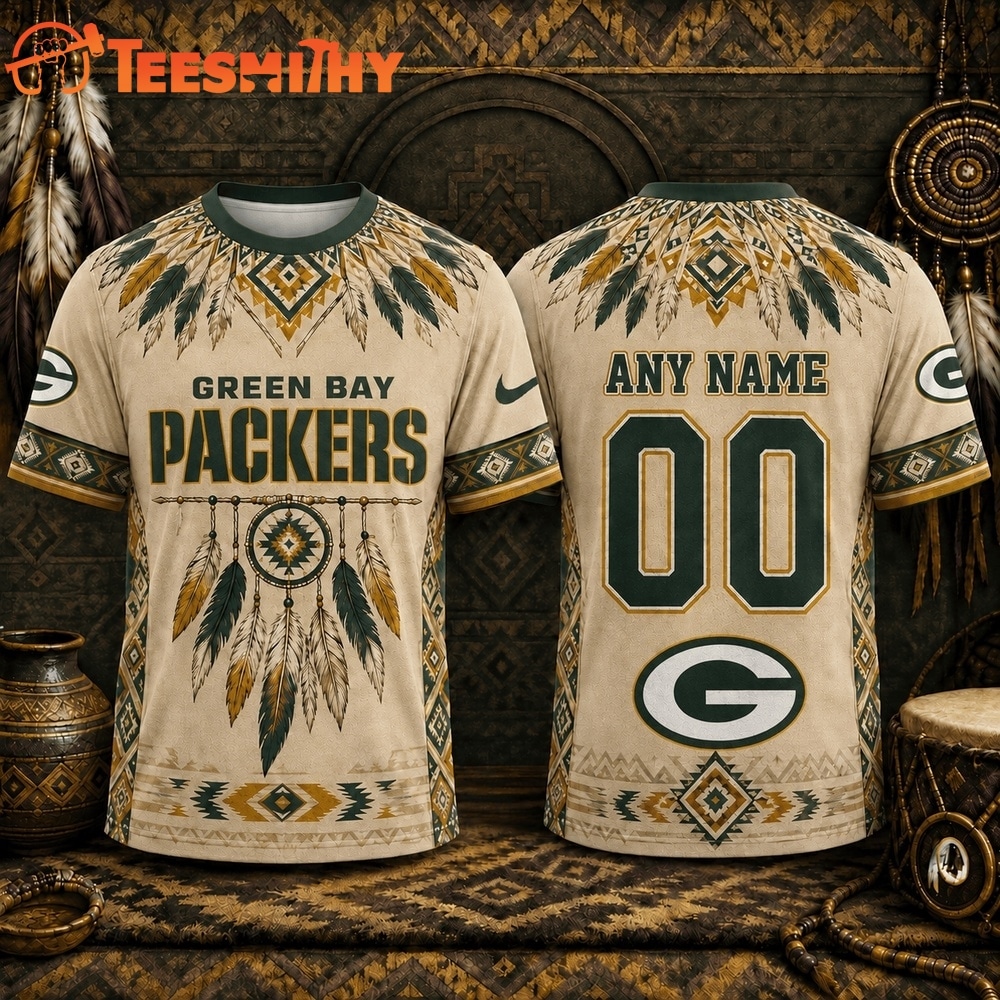 Green Bay Packers 2026 NFL Native American Heritage 3D Shirt