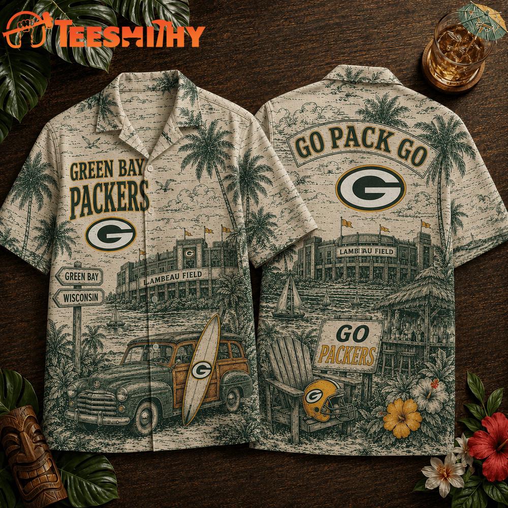 Green Bay Packers 2026 NFL Summer Vintage Hawaiian Shirt