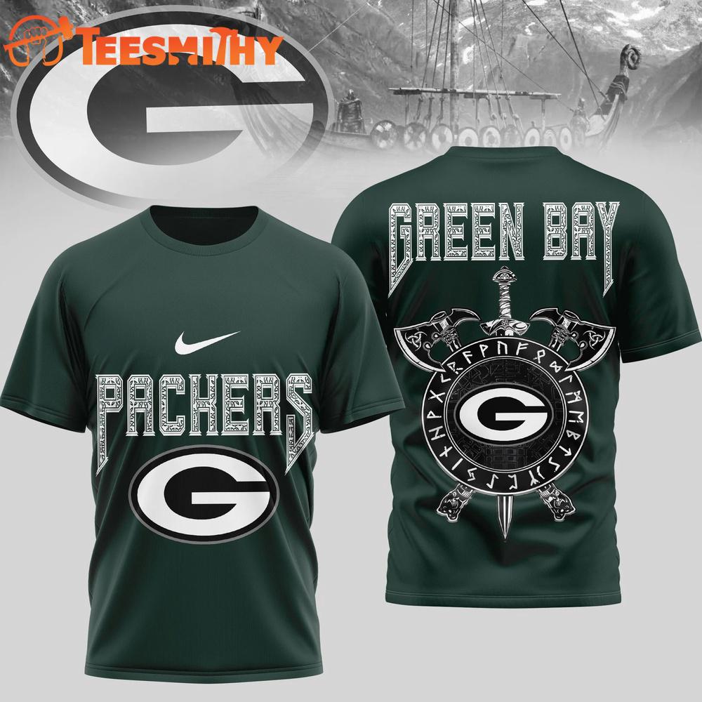 Green Bay Packers 2026 NFL Viking Special New 3D Shirt