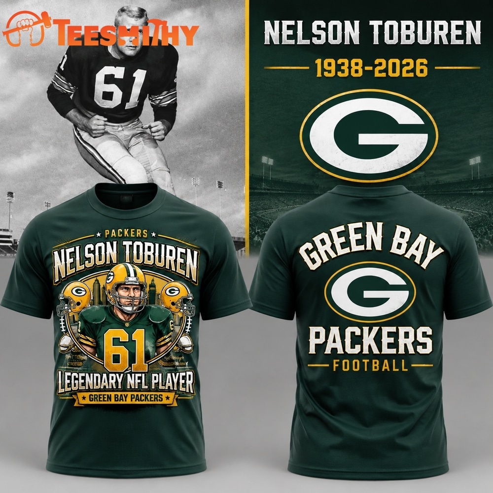 Green Bay Packers Nelson Toburen Thank You For Memories 2026 T Shirt