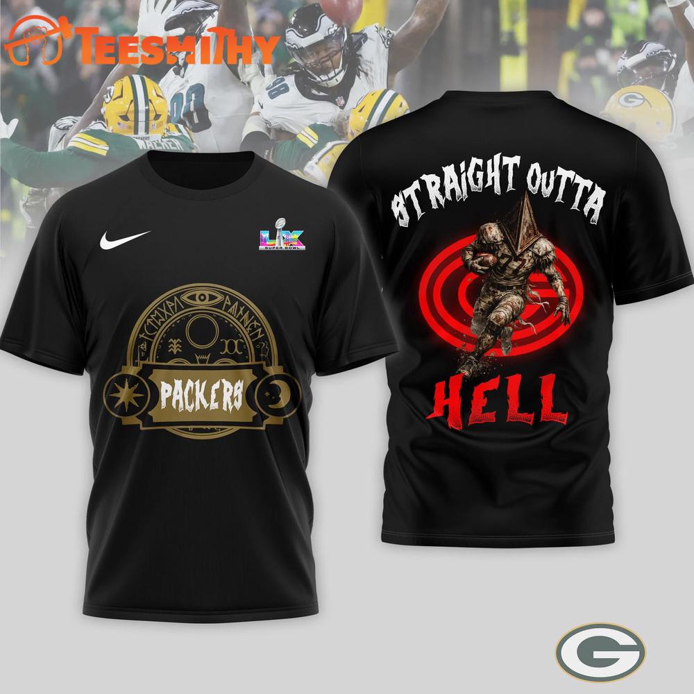 Green Bay Packers NFL 2026 Super Bowl x Silent Hill 3D Shirt