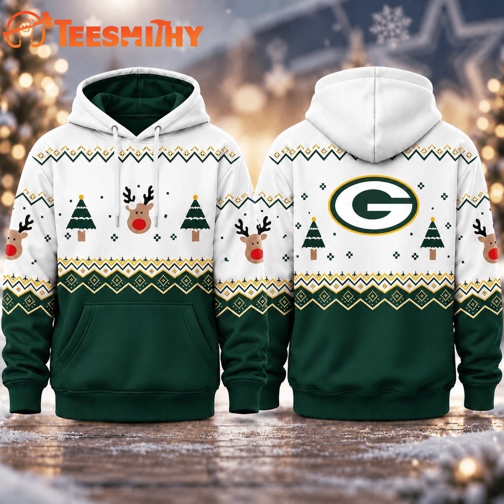 Green Bay Packers NFL Christmas Game Day Hoodie Shirt