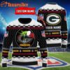 Green Bay Packers NFL Grinch Hands Personalized Ugly Christmas Sweater