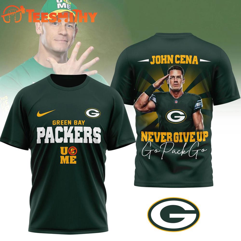 Green Bay Packers NFL John Cena Fan Special New 3D Shirt