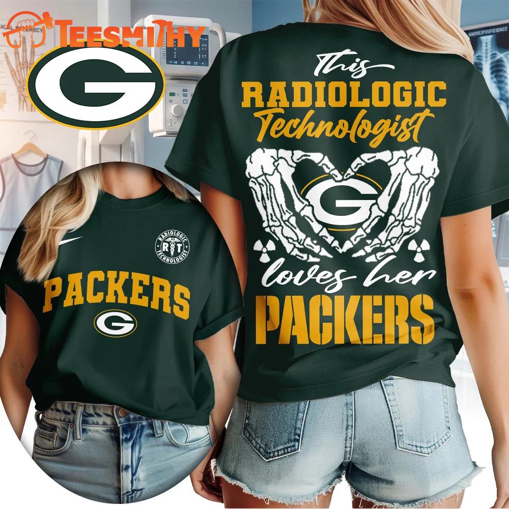 Green Bay Packers NFL Radiology Technologist All Over Print T Shirt