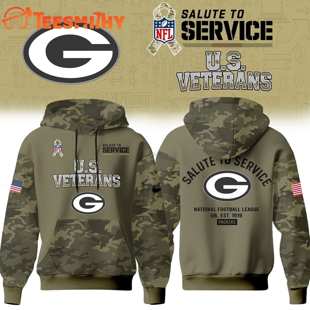 Green Bay Packers NFL US Veterans Salute To Service 2026 Hoodie Shirt 1 Green Bay Packers NFL US Veterans Salute To Service 2026 Hoodie Shirt