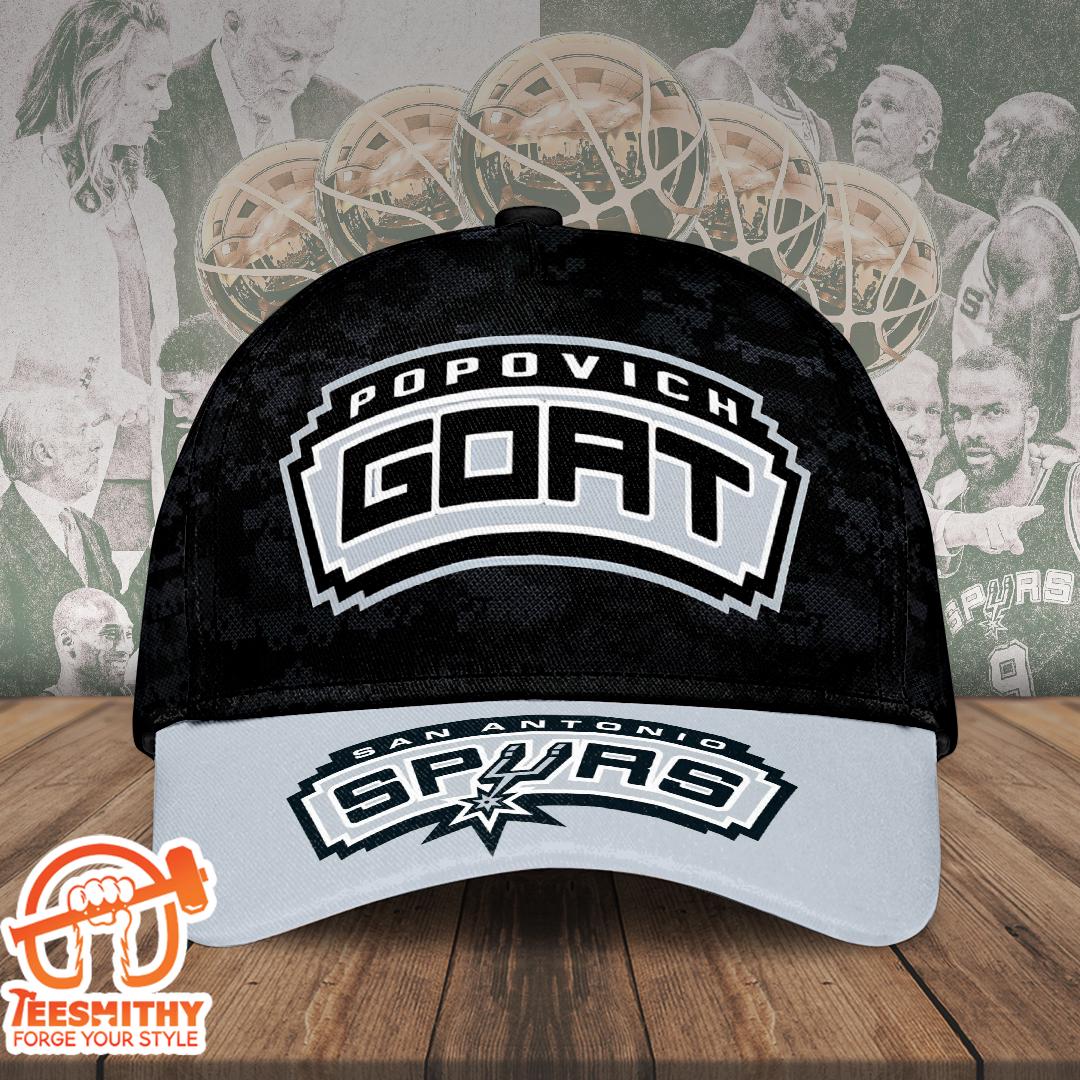 Gregg Popovich x San Antonio Spurs Classic Custom 3D Caps Gregg Popovich x San Antonio Spurs Classic Custom 3D Caps