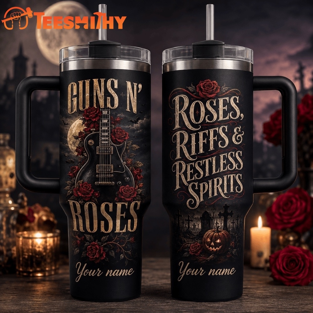 Guns N’ Roses Restless Spirits Halloween Stanley Tumbler 40oz