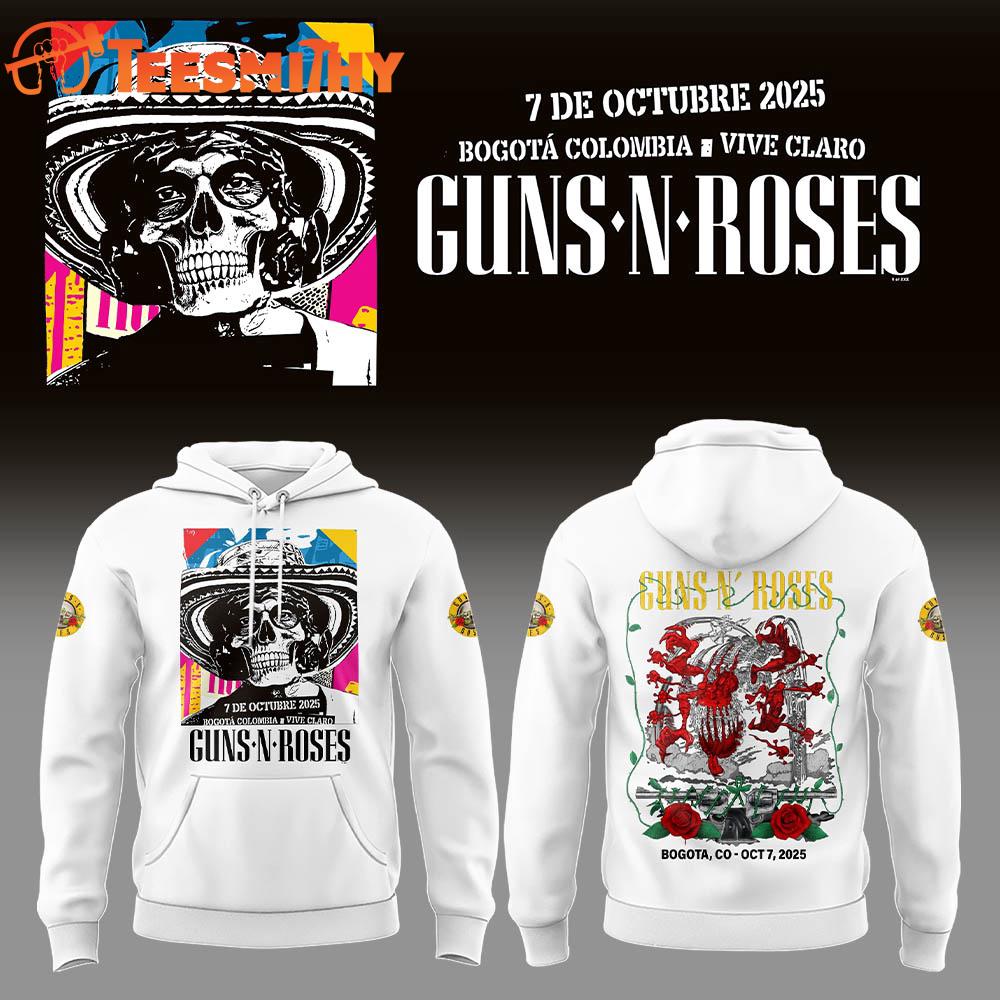 Guns N Roses Tour 2025 Bogota Hoodie Shirt Guns N Roses Tour 2025 Bogota Hoodie Shirt