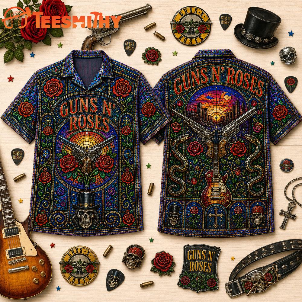 Guns N Roses Vintage Music Summer Hawaiian Shirt