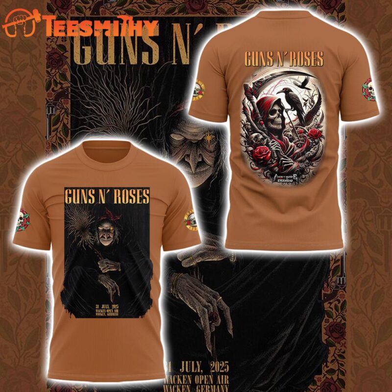 Guns N' Roses World Tour July 2025 Wacken Open Air Wacken Germany 3D ...